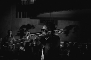 Fototapeta premium Jazz Musician