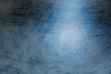 blue shiny background with white and blue grunge texture in crackled and scratched hatch marks design, old abstract blue background