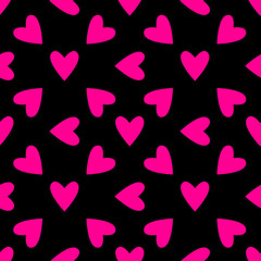 Seamless hearts pattern