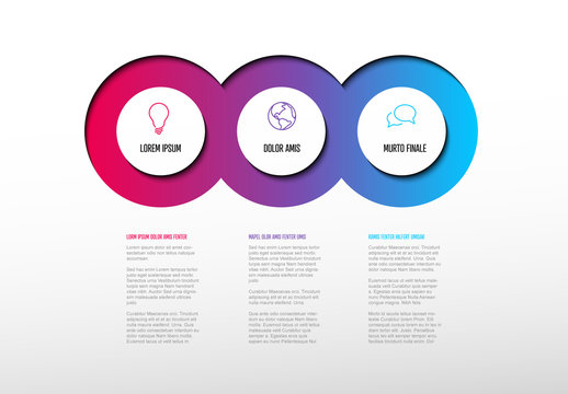 Colorful Circles Infographic Layout