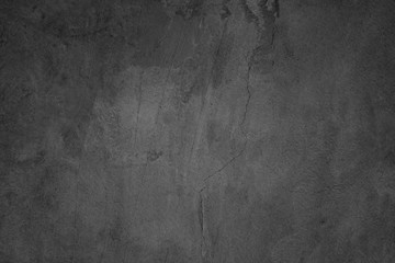 Naklejka premium Black concreted wall for interiors texture background..