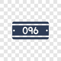 car numberplate icon vector © BestVectorStock
