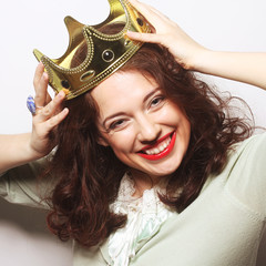 woman in crown