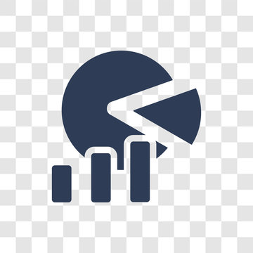 market share icon vector