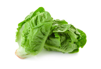 Romain Lettuce isolated on a white