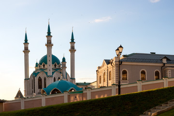 Fototapeta na wymiar The Kul Sharif mosque in Kazan Kremlin