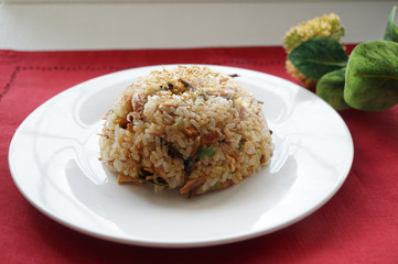 鰹のなまり節チャーハン