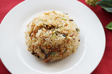 鰹のなまり節チャーハン