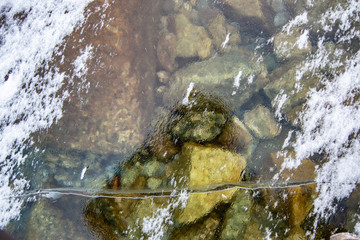 stones under the ise