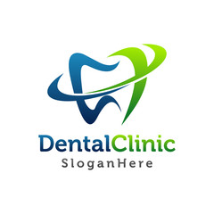 Fototapeta premium Dental Logo Design. Creative Dentist Logo. creative dental clinic logo. dental vector.