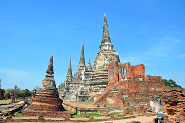 Fototapeta premium Wat Phra Si Sanphet in Ayutthaya,Thailand