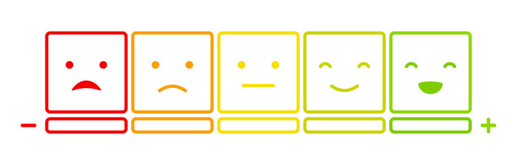 Emoticons mood scale