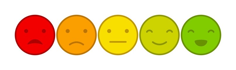 Emoticons mood scale
