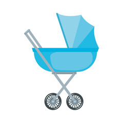 Fototapeta na wymiar baby cart isolated icon