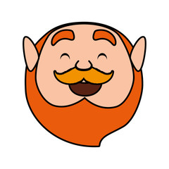 st patricks day leprechaun head character