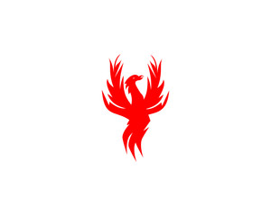 Phoenix logo design template