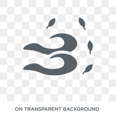 Wind icon. Wind design concept from  collection. Simple element vector illustration on transparent background.