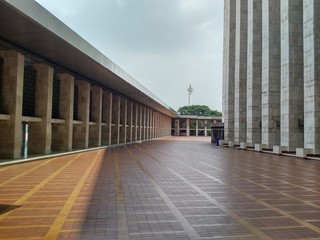 Corridor of Masjid Istiqlal, Jakarta, Indonesia