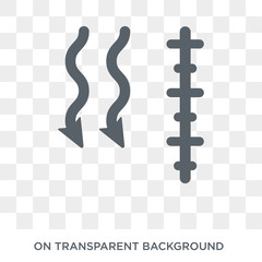 atmospheric pressure icon. atmospheric pressure design concept from Weather collection. Simple element vector illustration on transparent background.