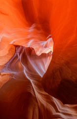 Heart in antelope canyon near Page, Arizona USA
