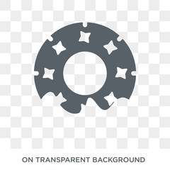 Donut icon. Donut design concept from Birthday and Party collection. Simple element vector illustration on transparent background.