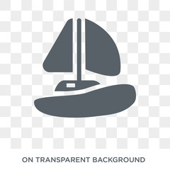 catamaran icon. catamaran design concept from Transportation collection. Simple element vector illustration on transparent background.