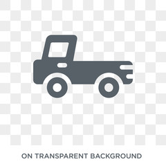 Cargo truck icon. Cargo truck design concept from  collection. Simple element vector illustration on transparent background.