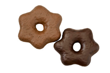 Two chocolates gingerbread.