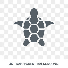 Obraz premium Sea turtle icon. Sea turtle design concept from Summer collection. Simple element vector illustration on transparent background.