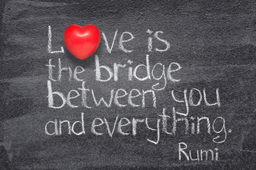 Love bridge Rumi
