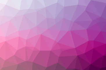 Illustration of abstract Purple horizontal low poly background. Beautiful polygon design pattern.