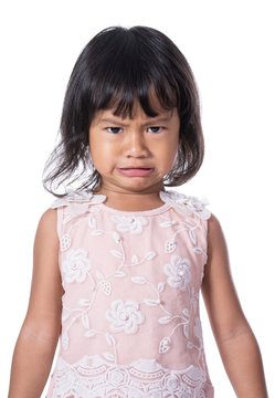 expression of a asian female toddler