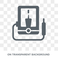 Voltmeter icon. Voltmeter design concept from  collection. Simple element vector illustration on transparent background.