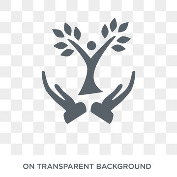 Tree of Life icon. Trendy flat vector Tree of Life icon on transparent background from Religion  collection. High quality filled Tree of Life symbol use for web and mobile