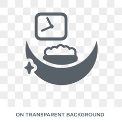 Ramadan Iftar icon. Trendy flat vector Ramadan Iftar icon on transparent background from Religion  collection. High quality filled Ramadan Iftar symbol use for web and mobile