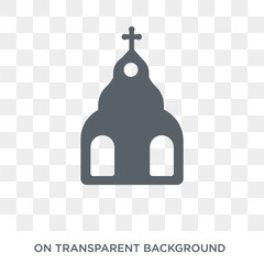 Shrine icon. Trendy flat vector Shrine icon on transparent background from Religion collection. High quality filled Shrine symbol use for web and mobile