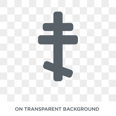 Orthodox icon. Trendy flat vector Orthodox icon on transparent background from Religion collection. High quality filled Orthodox symbol use for web and mobile