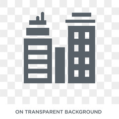 Skyline icon. Skyline design concept from  collection. Simple element vector illustration on transparent background.