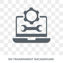 Engineering icon. Trendy flat vector Engineering icon on transparent background from Programming collection. High quality filled Engineering symbol use for web and mobile