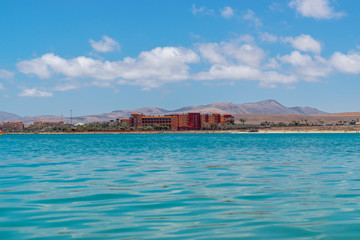 Canary Islands view and a beautiful beach