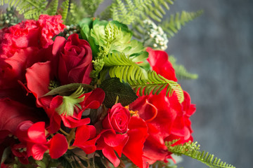 elegant interior bouquet in a vase