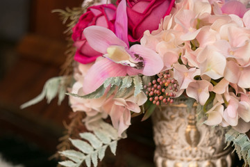 elegant interior bouquet in a vase