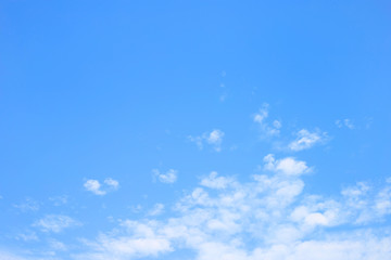 Blue sky background with cloud.