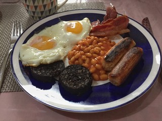 A full english breakfast.