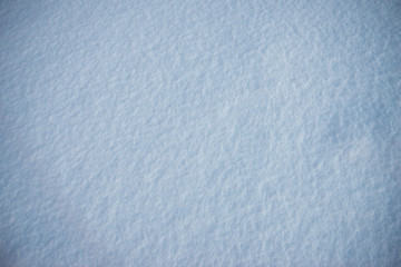 White snow on the floor as a background