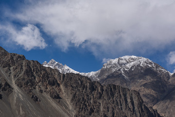 Mountain In leh Ladakh with sunlight