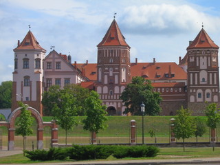 Medieval castle Mir in Belarus