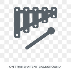 Xylophone icon. Xylophone design concept from  collection. Simple element vector illustration on transparent background.