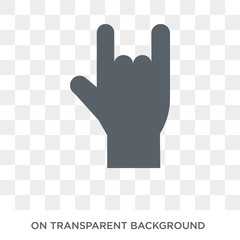 Heavy metal icon. Heavy metal design concept from Music collection. Simple element vector illustration on transparent background.