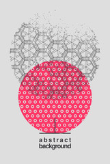 Abstract geometric pattern grunge background. Retro vector illustration.